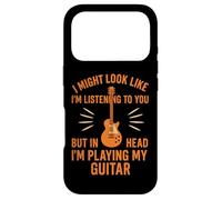 Carcasa para iPhone 17 Pro Estoy Tocando la Guitarra en mi Cabeza Diseño de Cita