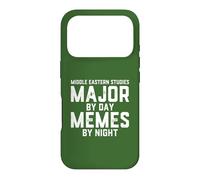 Carcasa para iPhone 17 Pro Estudios del Medio Oriente Major by Day Memes Noche Cercano Oriente