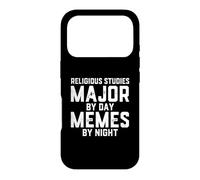 Carcasa para iPhone 17 Pro Estudios Religiosos Major by Day Memes Noche Religión Sudent