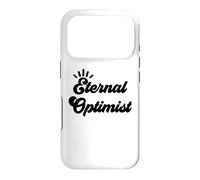 Carcasa para iPhone 17 Pro Eternal Optimist Team Optimistic Sign Inspirational Message