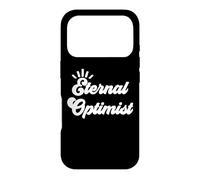 Carcasa para iPhone 17 Pro Eternal Optimist Team Optimistic Sign Inspirational Message