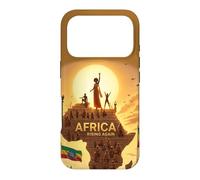 Carcasa para iPhone 17 Pro Ethiopian Flag Rasta Africa Rising Again from Ethiopia