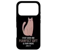 Carcasa para iPhone 17 Pro Every Good & Purrfect (Gift) is from Above - James 1:17 Cat