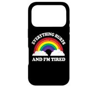 Carcasa para iPhone 17 Pro Everything Hurts & Im Tired Ironic Existential Meme Lover