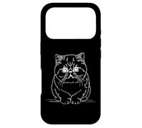 Carcasa para iPhone 17 Pro Exótico Gato de Pelo Corto línea Arte ilustración diseño