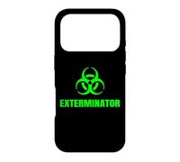 Carcasa para iPhone 17 Pro Exterminador Técnico de Control de Plagas Símbolo Cool Biohazard