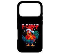 Carcasa para iPhone 17 Pro F Caw F Rooster Funny Christmas Chicken Adult Humor Sarcasm
