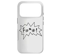 Carcasa para iPhone 17 Pro ¡F@+#! Juramento Estilo cómic A la Mierda Todo Fuck