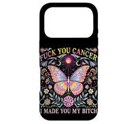 Carcasa para iPhone 17 Pro F You Cancer I Made You My B Funny Support Design