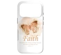 Carcasa para iPhone 17 Pro Faith Bible Verse: Women’s Christian Hebrews 11:1 Quote
