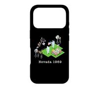 Carcasa para iPhone 17 Pro Falso Aterrizaje Lunar Disparar Nevada Área 51 engaño