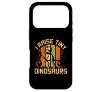 Carcasa para iPhone 17 Pro Familia de Fuentes I Raise Tiny Dinosaurs Chicken Lovers