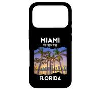 Carcasa para iPhone 17 Pro Familia de Vacaciones de Verano en Miami Florida Souvenir Travel USA