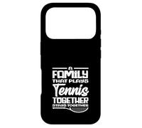 Carcasa para iPhone 17 Pro Familia Que Juega Tenis Juntos Jugador de Tenis