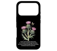 Carcasa para iPhone 17 Pro Famoso Dicho escocés Touch Not The Thistle with Scorn