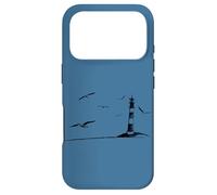 Carcasa para iPhone 17 Pro Faro y Aves Marinas Gaviotas en la Costa
