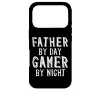 Carcasa para iPhone 17 Pro Father by Day Gamer by Night Geek Nerd Gaming Dad Gamers