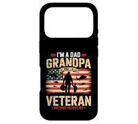 Carcasa para iPhone 17 Pro Father's Day I'm a Dad Grandpa and a Veteran
