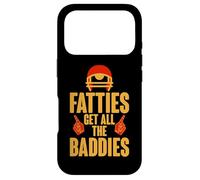 Carcasa para iPhone 17 Pro Fatties Get All The Baddies Fun Football Fan -
