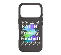 Carcasa para iPhone 17 Pro Fe, Familia, Fútbol, Diversión de otoño Ropa de Mujer Cristiana