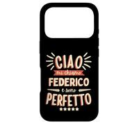 Carcasa para iPhone 17 Pro Federico Idea Regalo Personalizzata Nome Divertente