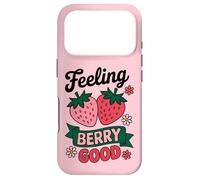 Carcasa para iPhone 17 Pro Feeling Berry Good - Juego de Palabras de Fresa Positivo