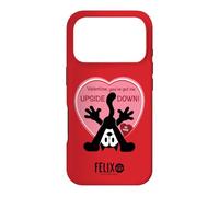 Carcasa para iPhone 17 Pro Felix The Cat Valentine, You’ve Got Me Upside Down