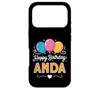 Carcasa para iPhone 17 Pro Feliz cumpleaños Anda