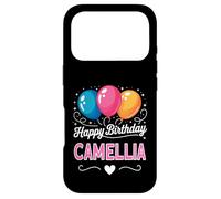 Carcasa para iPhone 17 Pro Feliz cumpleaños Camellia