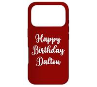 Carcasa para iPhone 17 Pro Feliz Cumpleaños Dalton