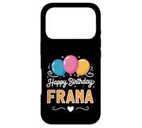 Carcasa para iPhone 17 Pro Feliz cumpleaños Frana