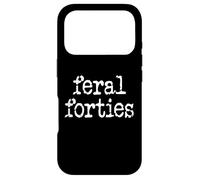 Carcasa para iPhone 17 Pro Feral 40s Feral & Forty In My Feral Forties Era 40 Birthday