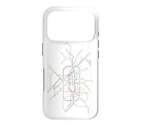 Carcasa para iPhone 17 Pro Ferrocarril Suburbano Metro Berlín Alemania - Mapa de Ruta de Recuerdos