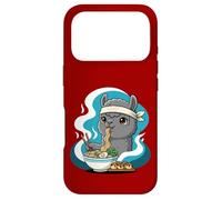 Carcasa para iPhone 17 Pro Fideos Ramen Alpaca Japón Y2K Kawaii Alpacas Anime
