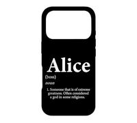 Carcasa para iPhone 17 Pro Fiesta de cumpleaños Divertida con el Nombre de Alice Definition para Allison