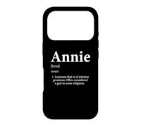 Carcasa para iPhone 17 Pro Fiesta de cumpleaños Divertida con el Nombre de Annie Definition para Annies