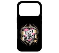 Carcasa para iPhone 17 Pro Fight Like a Warrior Strong Heart - Cita Motivacional