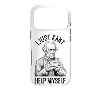 Carcasa para iPhone 17 Pro Filosofía Divertida Immanuel Kant Ayudarme a mí Mismo Filósofo Donut