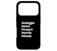 Carcasa para iPhone 17 Pro Filósofos: Heidegger Sartre Foucault Derrida Deleuze