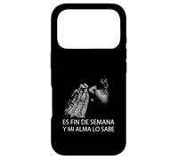 Carcasa para iPhone 17 Pro Fin De Semana Y Mi Alma Lo Sabe Frase Divertida Humor