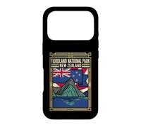 Carcasa para iPhone 17 Pro Fiordland National Park Nueva Zelanda Bandera Gráfico de Viaje