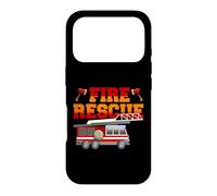 Carcasa para iPhone 17 Pro Fire Rescue Firefighter Fire Truck Driver For Dad Men