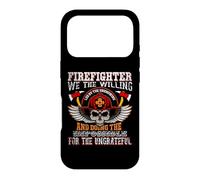 Carcasa para iPhone 17 Pro Firefighter We The Willing Funny Fireman Firefighters Lovers