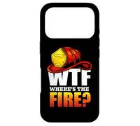 Carcasa para iPhone 17 Pro Firefighter WTF Where's The Fire Firefighters Lovers
