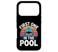 Carcasa para iPhone 17 Pro First One In The Pool Nadador Rápido Competitivo -
