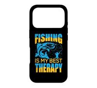 Carcasa para iPhone 17 Pro Fishing Is My Best Therapy Fishing Lovers Outdoor Fisher