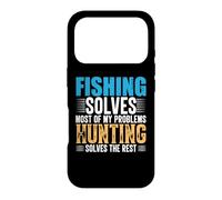 Carcasa para iPhone 17 Pro Fishing Solves Most of My Problems Hunting Funny Fishermen