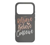 Carcasa para iPhone 17 Pro FIV Mamá Recuperar Creer Concebir Fertilidad Bebé Familia Amor