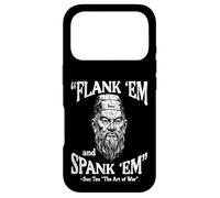 Carcasa para iPhone 17 Pro Flank Em Spank Em Sun Tzu Funny Saying Meme Hombres Mujeres Niños