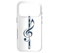 Carcasa para iPhone 17 Pro Flauta Música Línea Arte Flautista